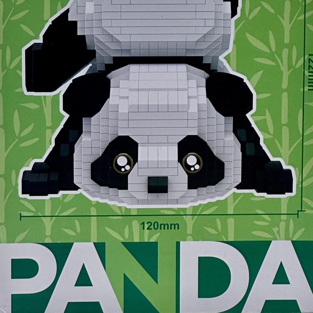 Panda Building Block Set 1325 PCS Ages 14+‎ Animal Figure Toy